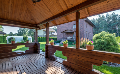 Ein eigener Holzpavillon im Garten - So genieÃen Sie den Sommer!